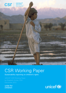 CSR Working Paper