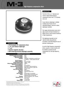 M-3High frequency compression driver
