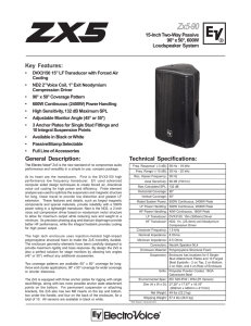 EV-ZX5-90-spec - Pro Audio Systems