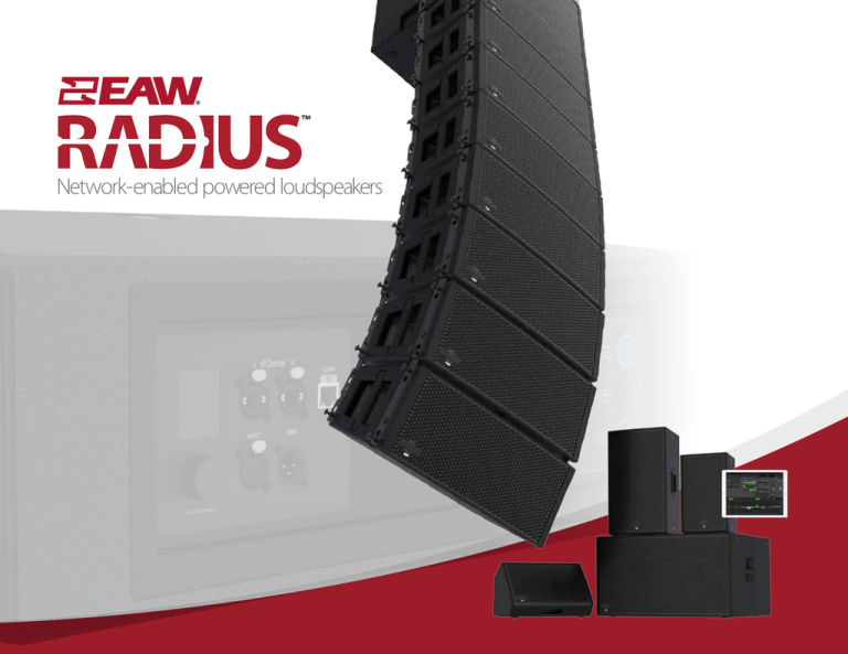 Networkenabled powered loudspeakers