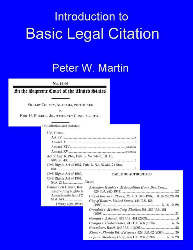 citation in law essays