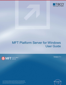 MFT Platform Server for Windows User Guide