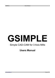 Users Manual - G