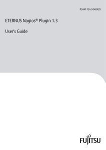 ETERNUS Nagios(R) Plugin 1.3 User`s Guide