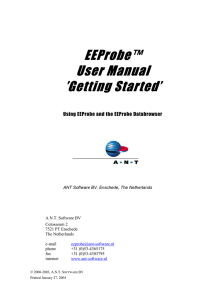 EEProbe™ User Manual