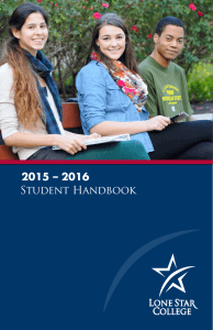 Student Handbook - Lone Star College