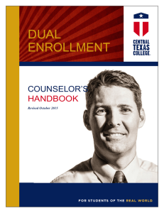 dual enrollment - Central Texas College