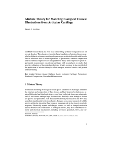 Mixture Theory for Modeling Biological Tissues