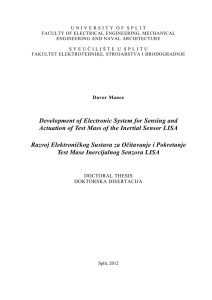 Development of Electronic System for Sensing and