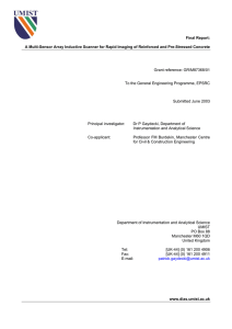 Final Report - School of Electrical and Electronic Engineering