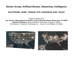 Sensor Arrays, Artificial Senses, Awareness