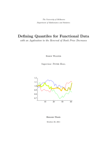 Defining Quantiles for Functional Data