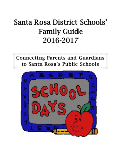 Family Guide - Santa Rosa County School District