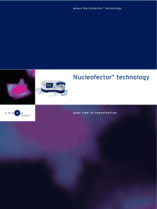 amaxa Nucleofector technology flyer
