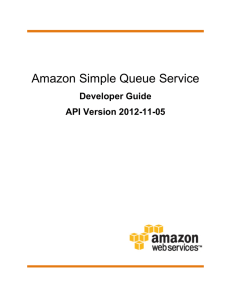 Amazon Simple Queue Service - Developer Guide