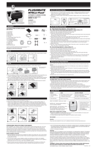 FLU6148.2 INTELLI-Flush Installation Instructions