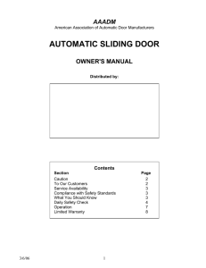 automatic sliding door - record-USA