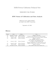 XMM-Newton Calibration Technical Note