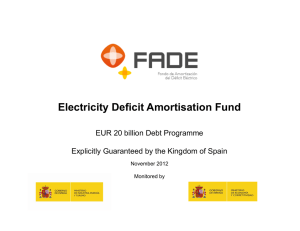 Electricity Deficit Amortisation Fund