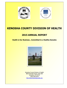 KENOSHA COUNTY DIVI OSHA COUNTY DIVISION OF HEALTH