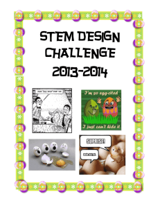 STEM DESIGN CHALLENGE 2013-2014