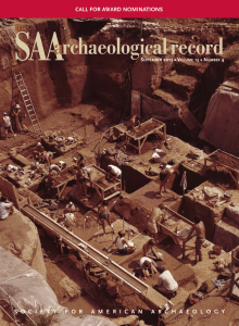 SAA Archaeological Record - Society for American Archaeology