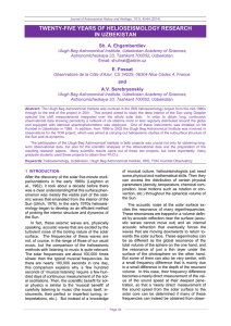 Twenty-five years of helioseismology research in Uzbekistan