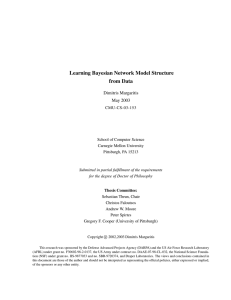 Learning Bayesian Network Model Structure from Data