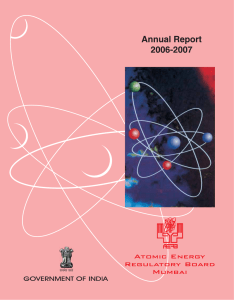 Annual Report 2006-2007 - Atomic Energy Regulatory Board