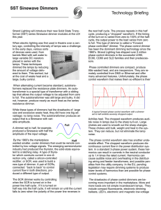 Sinewave Dimmer Technology