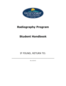 Radiography Program Student Handbook