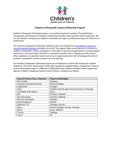 View our full curriculum - Children`s Healthcare of Atlanta