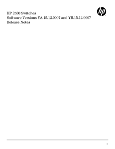 Software Version VA-VB.15.12.0007 Release Notes