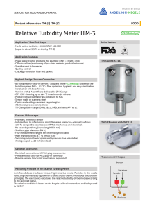 Relative Turbidity Meter ITM-3 - Anderson