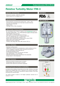 Relative Turbidity Meter ITM-3