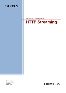 HTTP Streaming