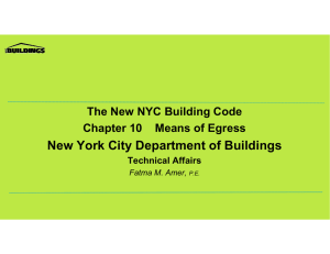 Presentation: NYC Construction Code - Chapter 10
