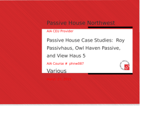 Owl Haven - Passive House Northwest