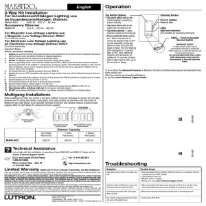 Troubleshooting Operation