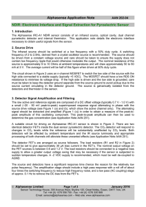 Electronic Interface and Signal Extraction for