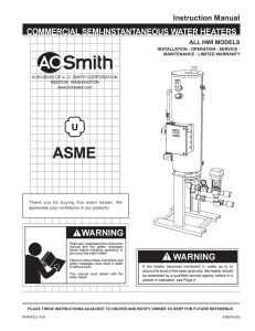 Commercial Semi-Instantaneous Manual