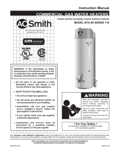 commercial gas water heaters