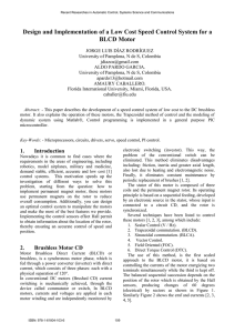 Design and Implementation of a Low Cost Speed Control