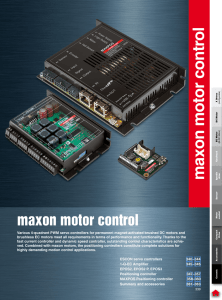 maxon motor control