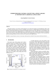 HYBRID PRESSURE CONTROL CONCEPT FOR A SPEED