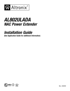 AL802ULADA Installation Guide