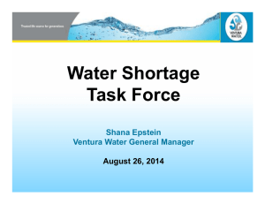 Water Shortage Task Force