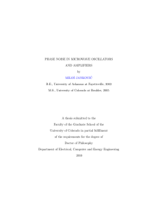 Phase Noise in Microwave Oscillators and Amplifiers