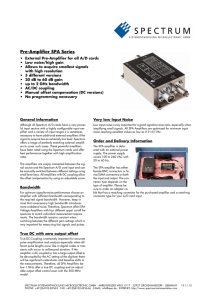 Data Sheet - Spectrum Instrumentation