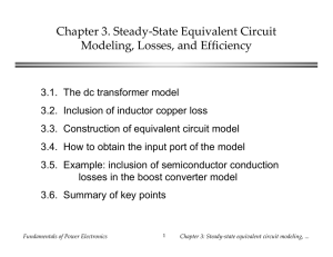 Chapter 3. Steady-State Equivalent Circuit Modeling, Losses, and